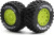 Assembled Wheel Tyre Set Fluoro Green2Pcs - Mv151247 - Maverick Rc
