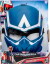 Avengers - Bnw Capt America Flyvemasken