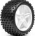 1 10 Buggy White Rear Wheel Tyre Assembly - Mv22115 - Maverick Rc