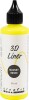 3D Liner - Blank - Halvdækkende - Neon Gul - 90 Ml