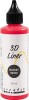 3D Liner - Blank - Halvdækkende - Neon Pink - 90 Ml