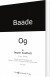 Baade - Og Onsdag - Bog