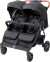 Babytrold - Os2 Tvillinge Klapvogn - Sort