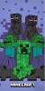 Brandmac - Minecraft Creeper Håndklæde - 70X140 Cm