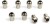 Ball 48X65Mm 8Pcs - 540141 - Blackzon
