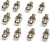 Ball Stud 48X12Mm 12Pcs - 540143 - Blackzon
