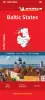 Michelin Kort - Baltic States - English Book