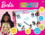 Barbie - Aqua Magic Stamper Set - Inkl Stempler Pen Og Måtte