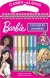 Barbie - Colour By Numbers - Mal Efter Tal Sæt For Børn - 6 Farver