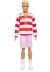 Barbie - Fashionistas Dukke - Ken - Røde Hvide Striber