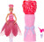 Barbie Jmf59 - Petal Pop - Flower Reveal Dukke - Rød Rose