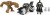Batcycle Med Batman Og Clayface Figurer - 10 Cm