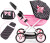 Bayer - Dukkebarnevogn Cosy - Sortpink