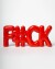Blogo Smart - Ballon Bogstaver - Fuck - Rød