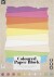 Farvet Papir Blok - 24X34 Cm - 120-220 G - Pastel Farver - 24 Ark