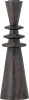 Bloomingville Lysestage - Armel - Sort - Mango - 26 Cm