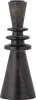 Bloomingville Lysestage - Armel - Sort - Mango - 20 Cm