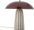 Bloomingville - Arvid Bordlampe - H 32 Cm - Stentøj Keramik - Rød