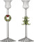 Bloomingville - Branton Lysestager - Glas - Klar - 2 Stk