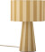 Bloomingville - Emmie Bordlampe - Gul - Hør - H 30 Cm