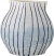 Bloomingville - Esra Vase - Blå - Stentøj Keramik