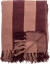 Bloomingville - Frello Plaid Tæppe - Rød - 160X130 Cm - Bomuld
