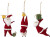 Bloomingville - Giles Juleornamenter - Rød - Uld - H 17 Cm - 3 Stk