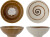 Bloomingville - Heikki Skåle - Stentøj Keramik - Ø 12 Cm - 2 Stk