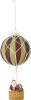 Bloomingville - Hettie Juleornament - Julemand I Luftballon - Glas