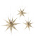 Bloomingville - Ilo Julestjerner - Papir - Hvid - Fscmix - 3 Stk
