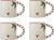 Bloomingville - Jovida Kopper - Jul - Natur - Stentøj - 4 Stk