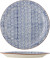 Bloomingville - Karine Serveringsfad - Blå - Stentøj - Ø 35 Cm