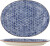 Bloomingville - Karine Serveringsfad - Blå - Stentøj - L 35 Cm