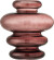 Bloomingville - Kayn Vase - Glas - Lilla - H 19 5 Cm