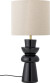 Bloomingville - Lio Bordlampe - Sort - Stentøj Keramik - H 53 Cm