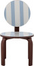 Bloomingville Mini - Liova Børnestol - Rund Stribet - Mdf
