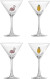 Bloomingville - Misa Cocktailglas Med Figur - Klar - Glas - 4 Stk