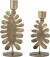 Bloomingville - Oaken Lysestager - Guld - Metal - 2 Stk