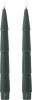 Bloomingville - Ponza Jule Kronelys - Led - Grøn - 24 5 Cm - 2 Stk