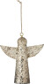 Bloomingville - Sarika Juleornament - Engel - Guld - Metal