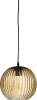 Bloomingville - Sybia Pendel Lampe - Brun - Glas - Ø 23 Cm