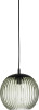 Bloomingville - Sybia Pendel Lampe - Grøn - Glas - Ø 23 Cm