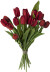 Bloomingville - Tulip Buket - Rød - Kunstige Blomster