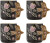 Bloomingville - Vivielle Kopper - Blomster - 325 Ml - Stentøj - 4 Stk