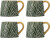 Bloomingville - Woodsby Kopper - Stentøj Keramik - 280 Ml - 4 Stk