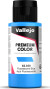 Vallejo - Premium Airbrush Maling - Blue Fluorescent 60 Ml