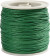 Bomuldssnor - Tykkelse 1 Mm - Grøn - 40 M