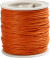 Bomuldssnor - Tykkelse 1 Mm - Orange - 40 M