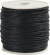 Bomuldssnor - Tykkelse 1 Mm - Sort - 40 M