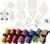 Broderifigurer Med Broderigarn - Str 8-17 Cm - Assorterede Farver